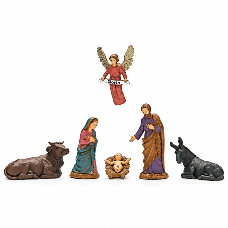 Nativity 6 Figures 10 cm classic style