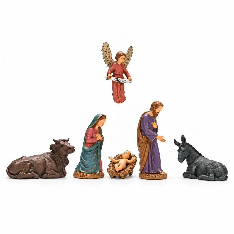 Nativity 6 Figures 10 cm classic style