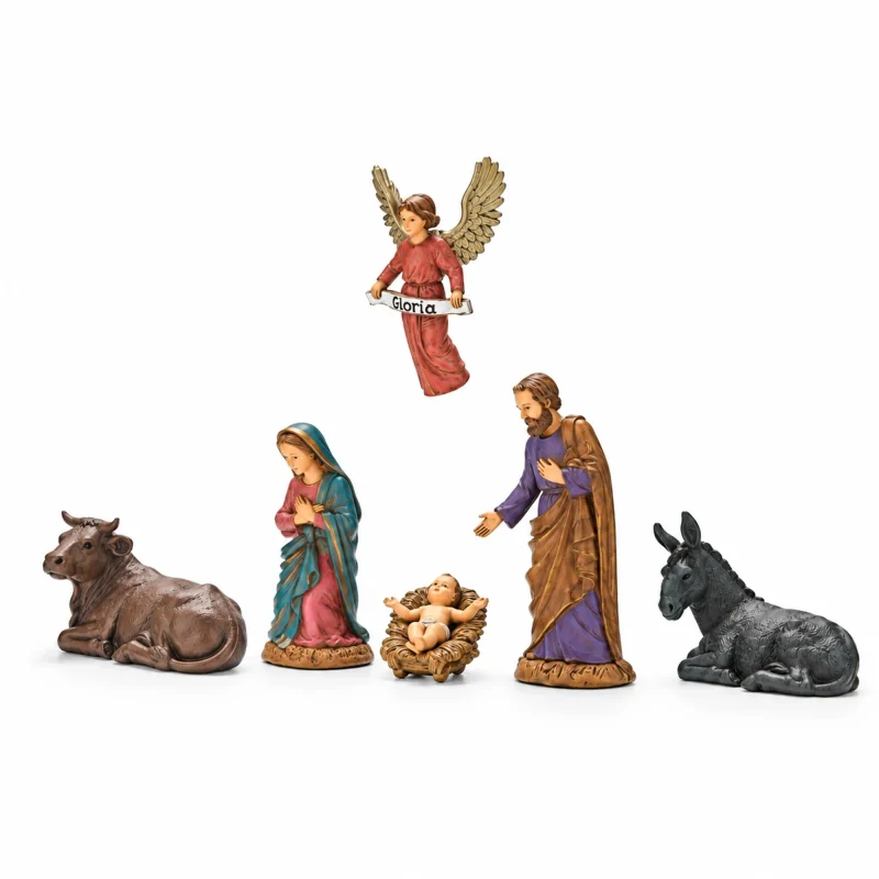 Nativity 6 Figures 10 cm classic style