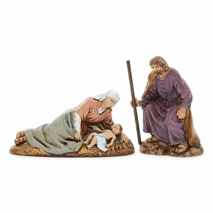 Natività 3 Soggetti Standard 10 Stile Napoletano per Presepi in Scala 1:20 con Madonna Sdraiata