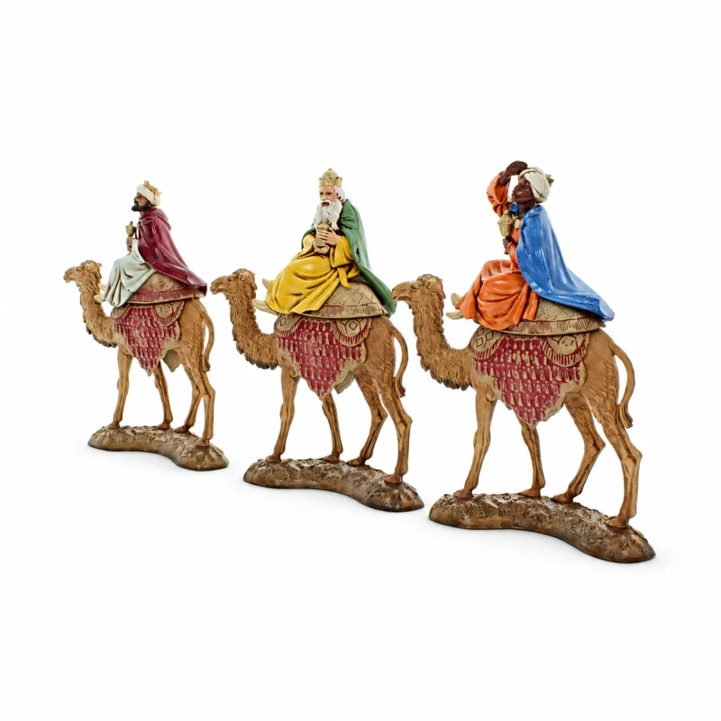 Trois Rois Mages sur Camel Standard 10 Pour Crèche À L’échelle 1:20
