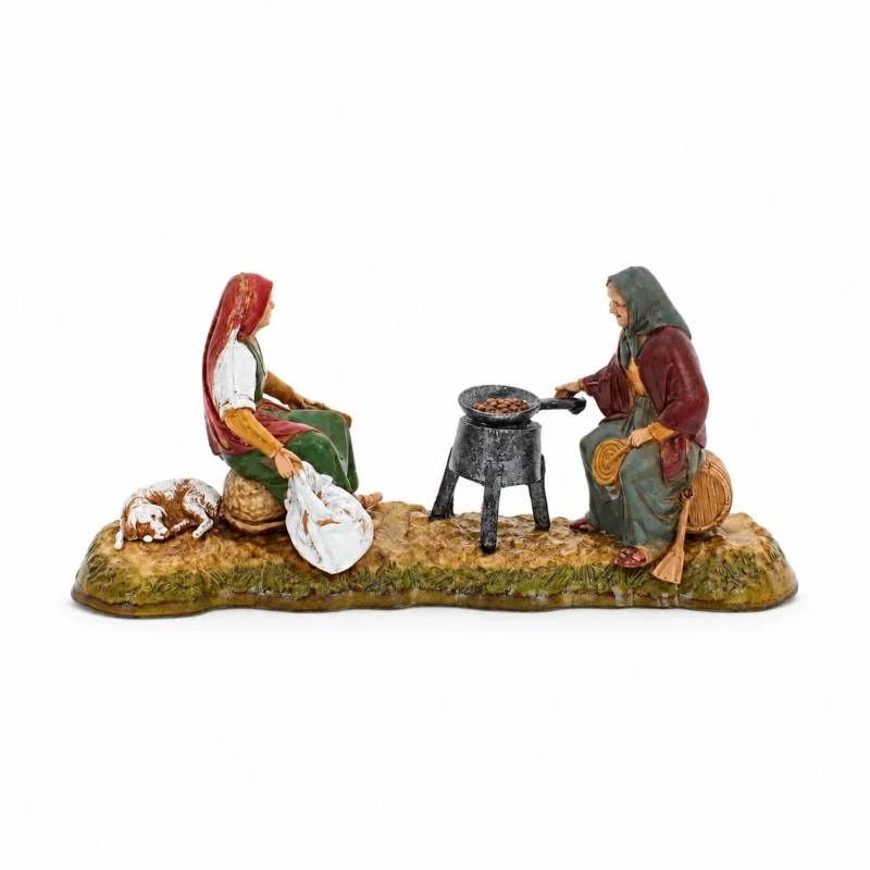 Ancianas Mondine para Belén 10 cm escala 1:20