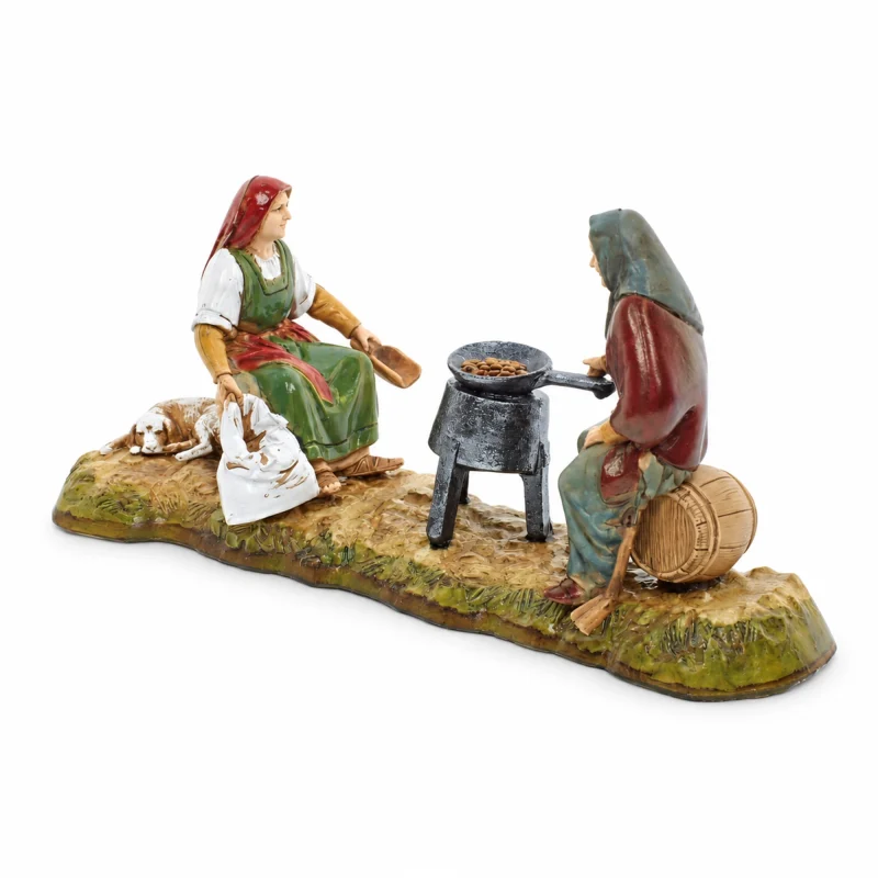 Ancianas Mondine para Belén 10 cm escala 1:20