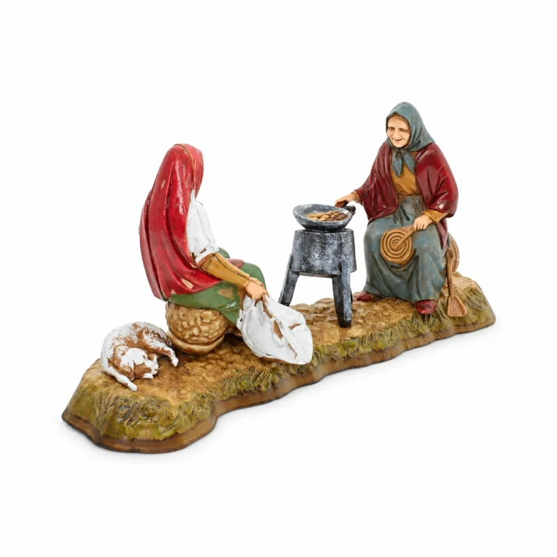 Ancianas Mondine para Belén 10 cm escala 1:20