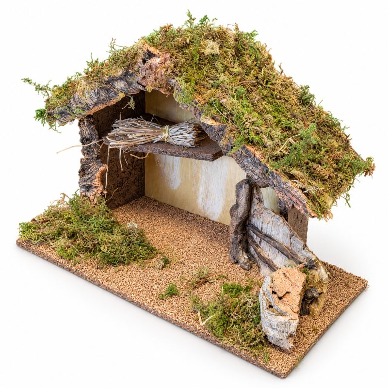 Standard Hut with Animal Pen 36x18x25 cm