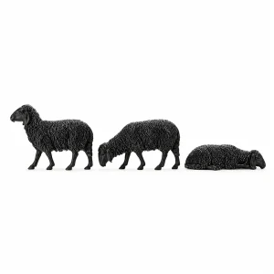 Pecore Nere Standard 10 per Presepe in Scala 1:20