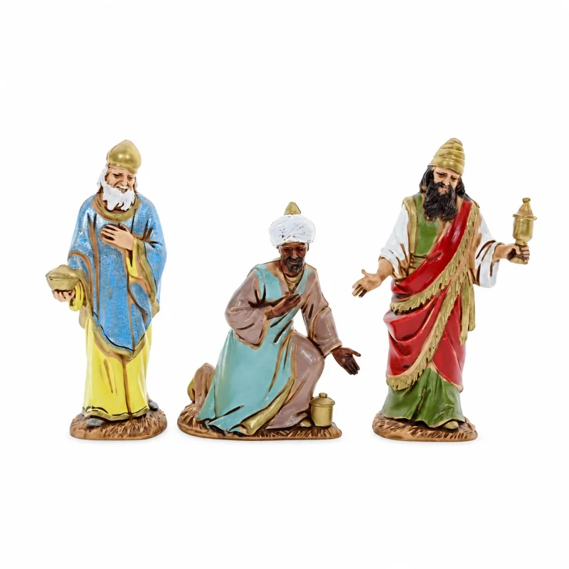 Trois Rois Standard 10 Standard de style arabe Set pour crèche à l’échelle 1:20