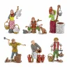 Set 6 Soggetti Napoletani Standard 10 Stile Napoletano per Presepe in Scala 1:20